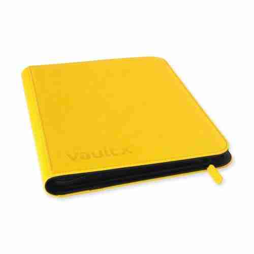 Vault X - 9-Pocket Exo-Tec® Zip Binder - Yellow